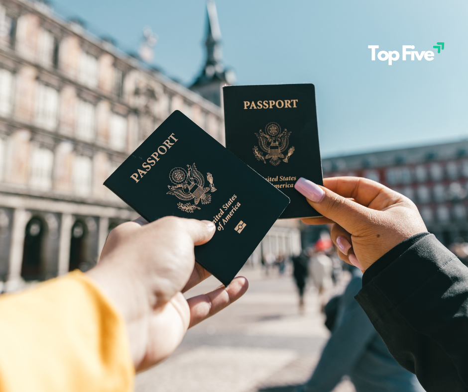 American passport in Europe